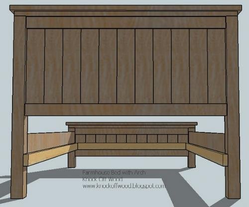Farmhouse Bed with Arch — step 10
