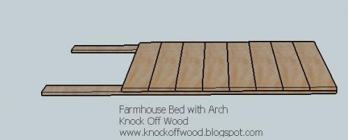 Farmhouse Bed with Arch — step 1