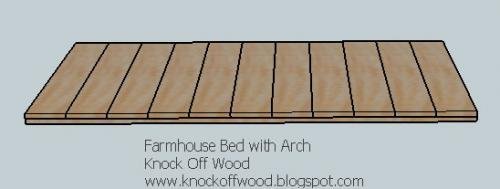 Farmhouse Bed with Arch — step 2
