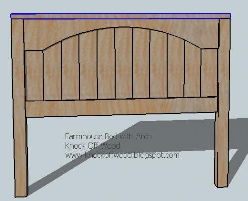 Farmhouse Bed with Arch — step 5