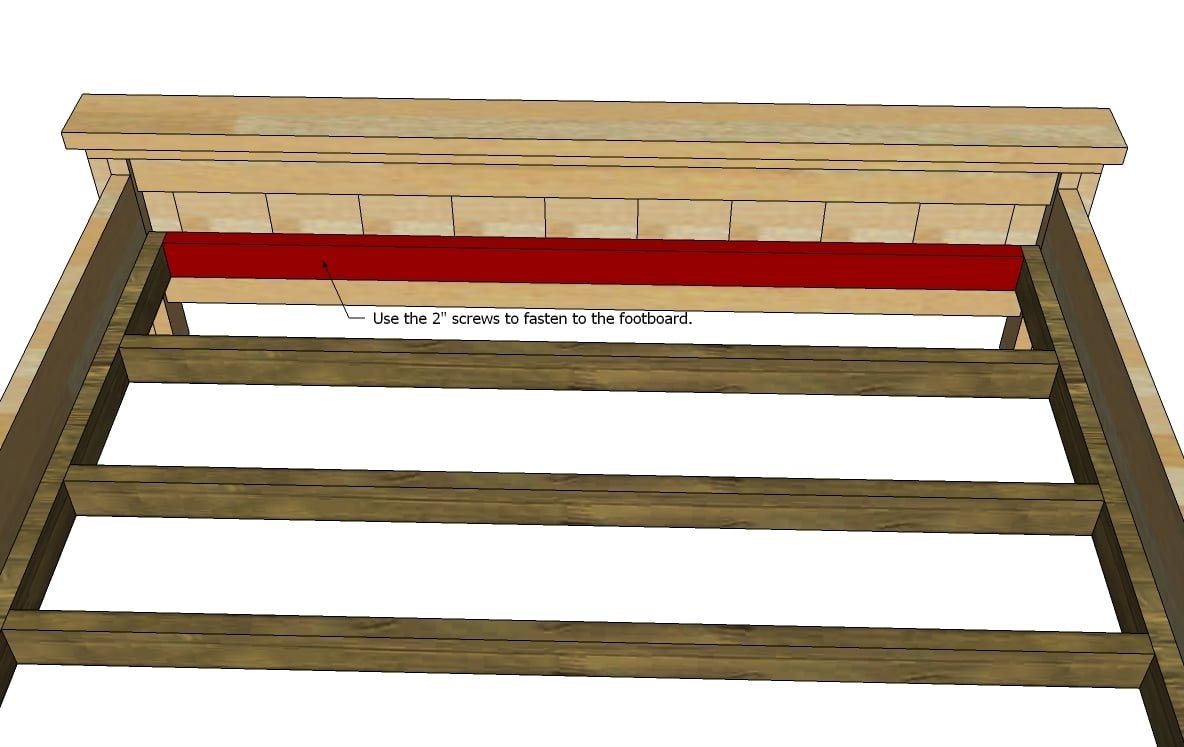 Farmhouse Bed (California King Size) — step 10