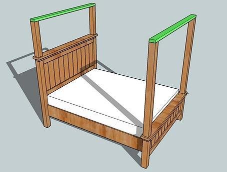 Farmhouse Bed Canopy Modification (All Bed Sizes) — step 8