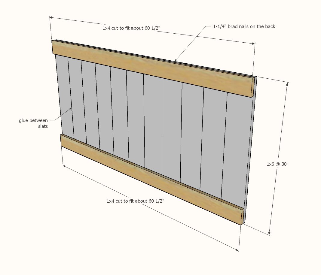 Farmhouse Bed — step 2
