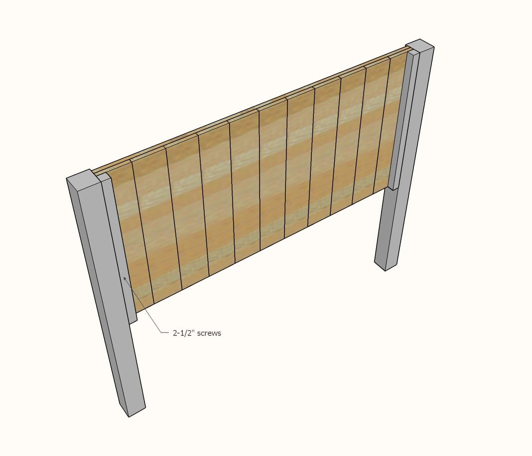 Farmhouse Bed — step 3