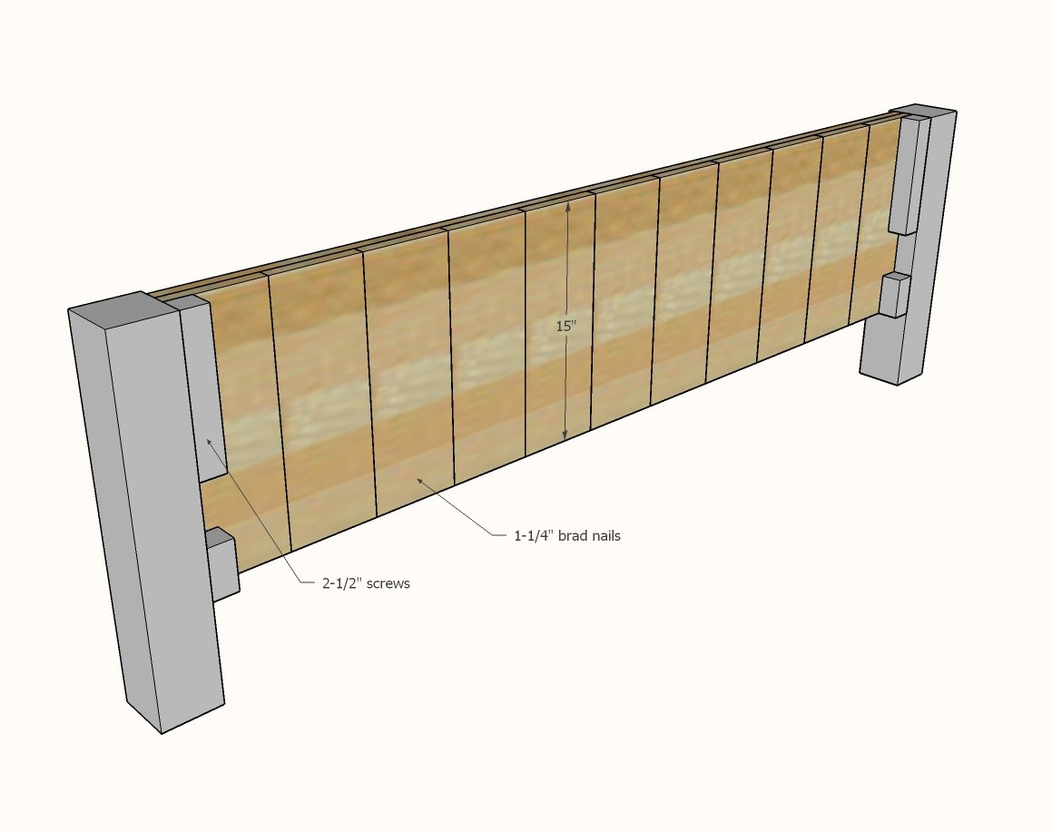 Farmhouse Bed — step 7