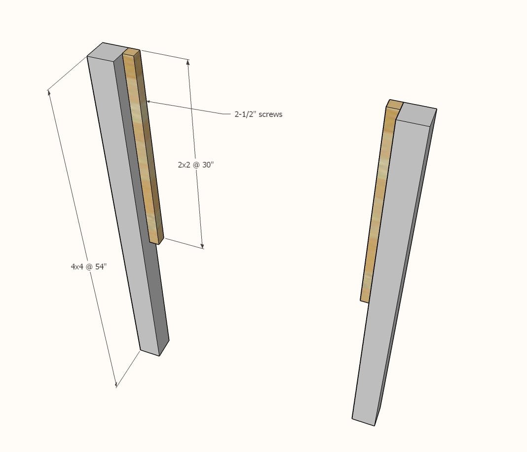 Farmhouse Bed — step 1