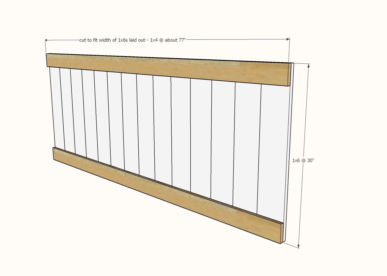 Farmhouse Bed — step 2