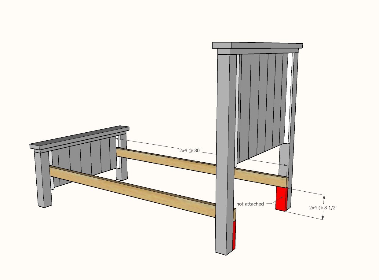 Farmhouse Bed (Twin Size) — step 11