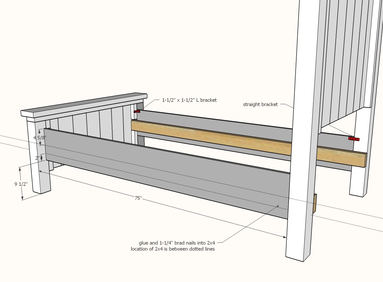 Farmhouse Bed (Twin Size) — step 12