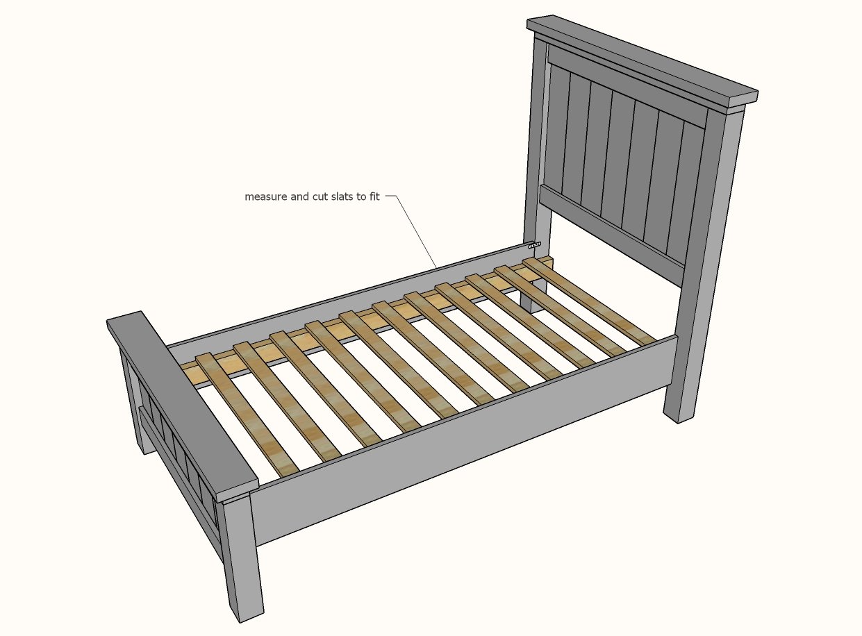 Farmhouse Bed (Twin Size) — step 13