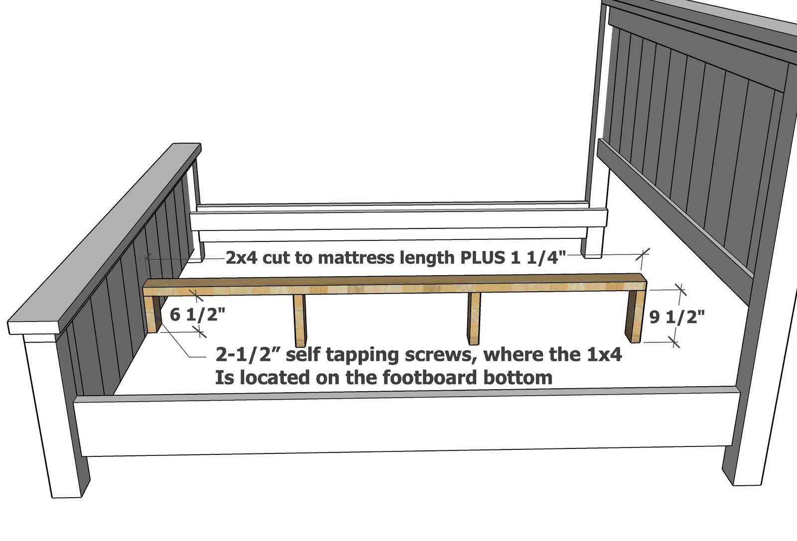 Farmhouse Bed — step 7