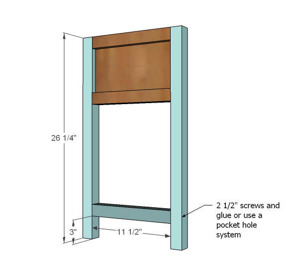Farmhouse Bedside Table — step 2