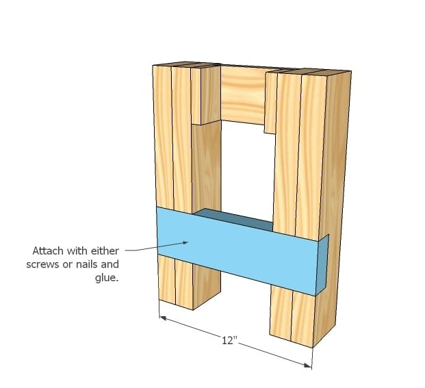 Farmhouse Bench — step 3