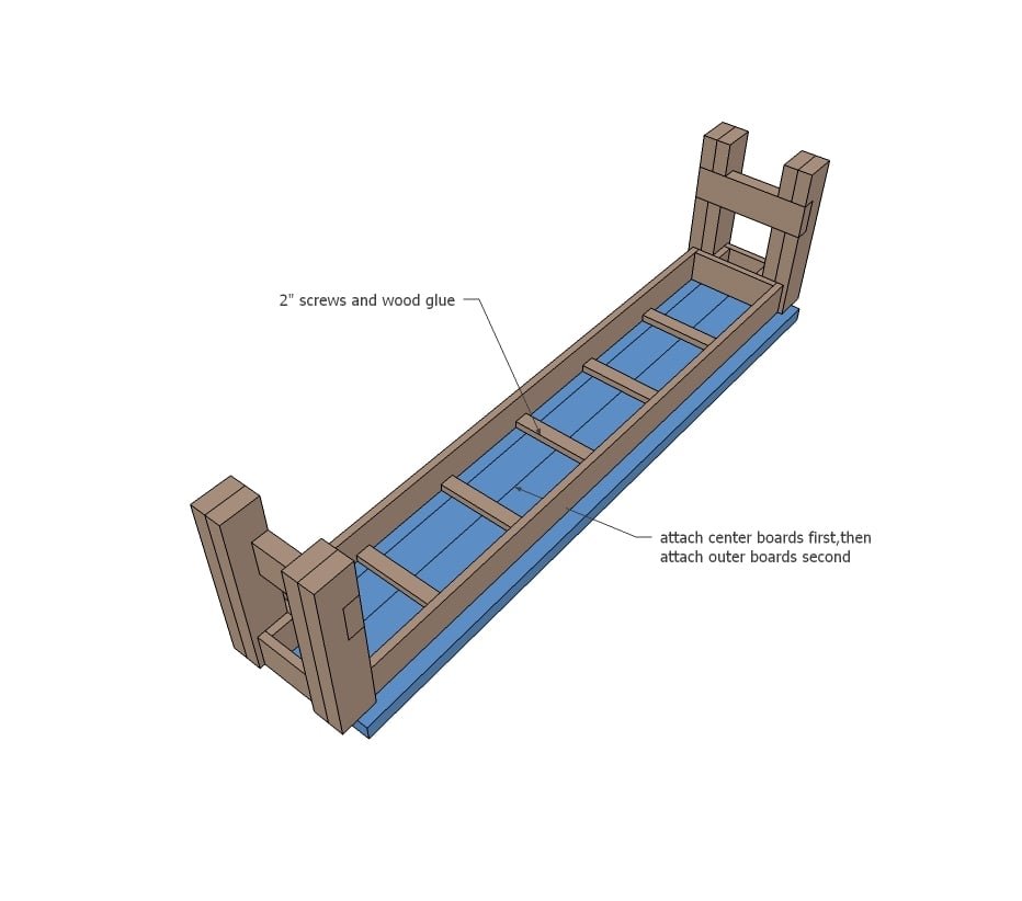 Farmhouse Bench — step 6