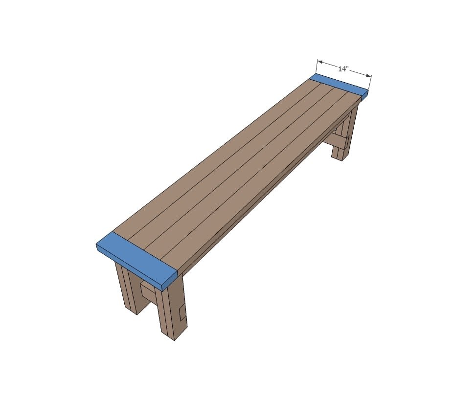 Farmhouse Bench — step 7