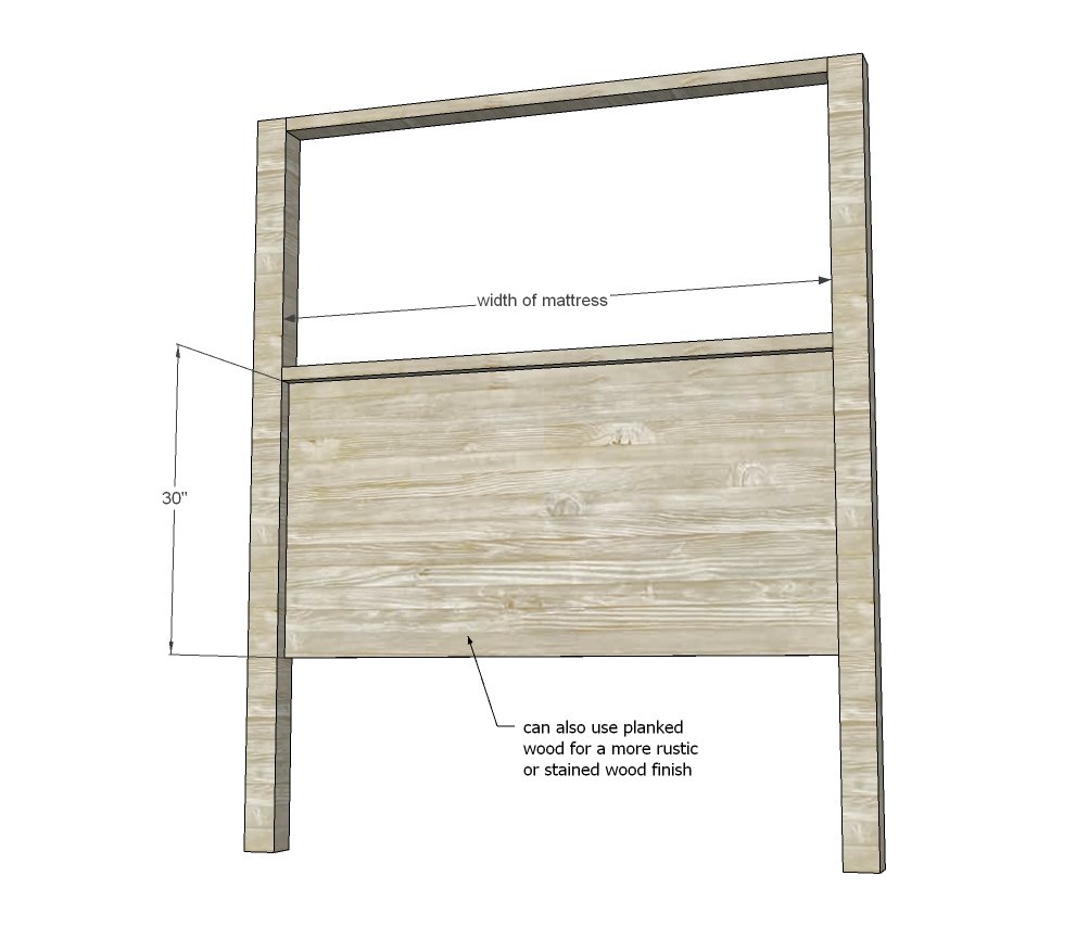 Farmhouse Canopy Bed Frame (All Sizes) — step 2