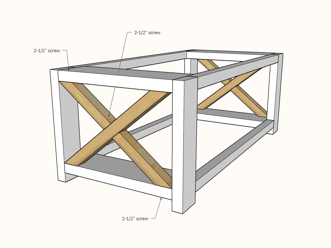 Farmhouse Coffee Table [Beginner/Under $40] — step 3