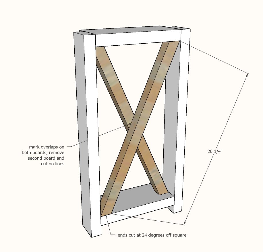 Farmhouse Console Table (Beginner — step 2