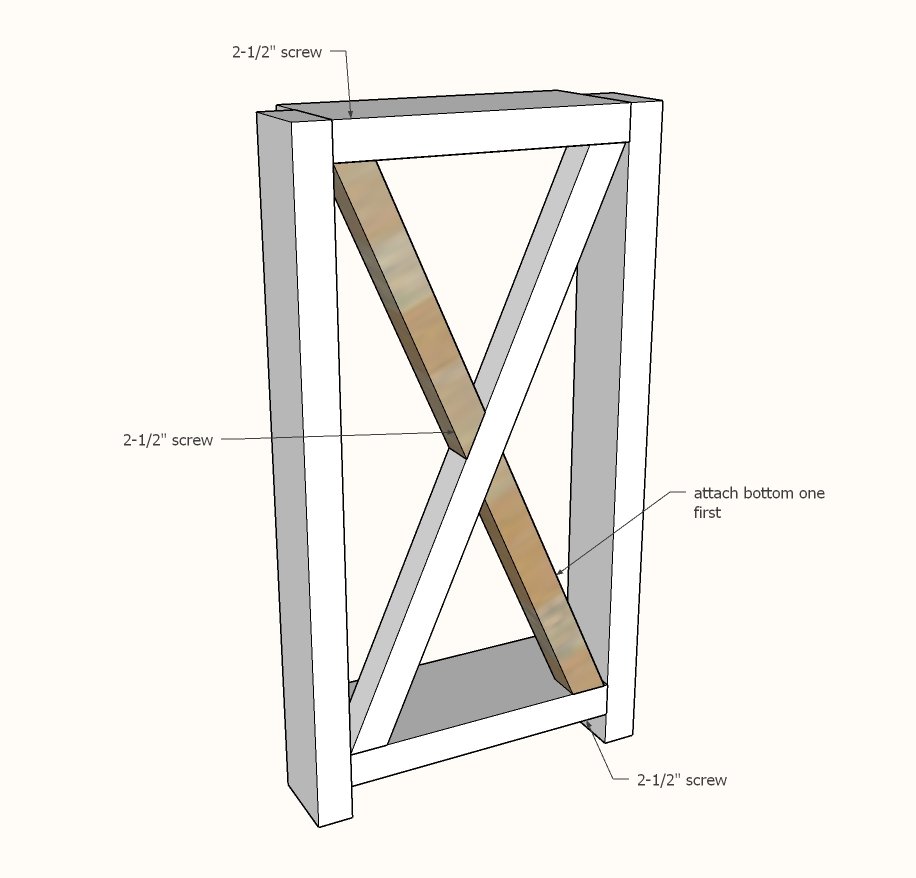 Farmhouse Console Table (Beginner — step 3