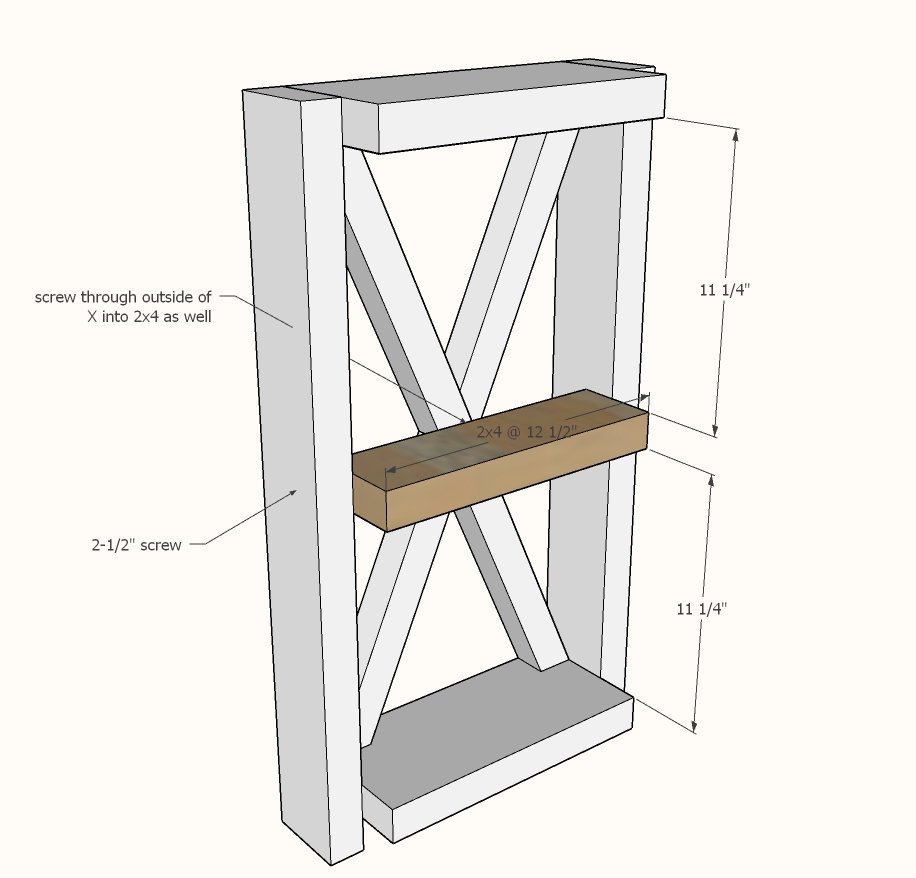 Farmhouse Console Table (Beginner — step 4