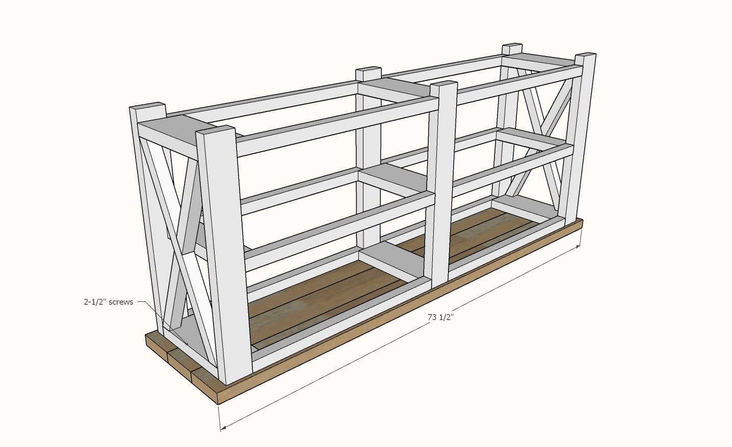 Farmhouse Console Table (Beginner — step 7