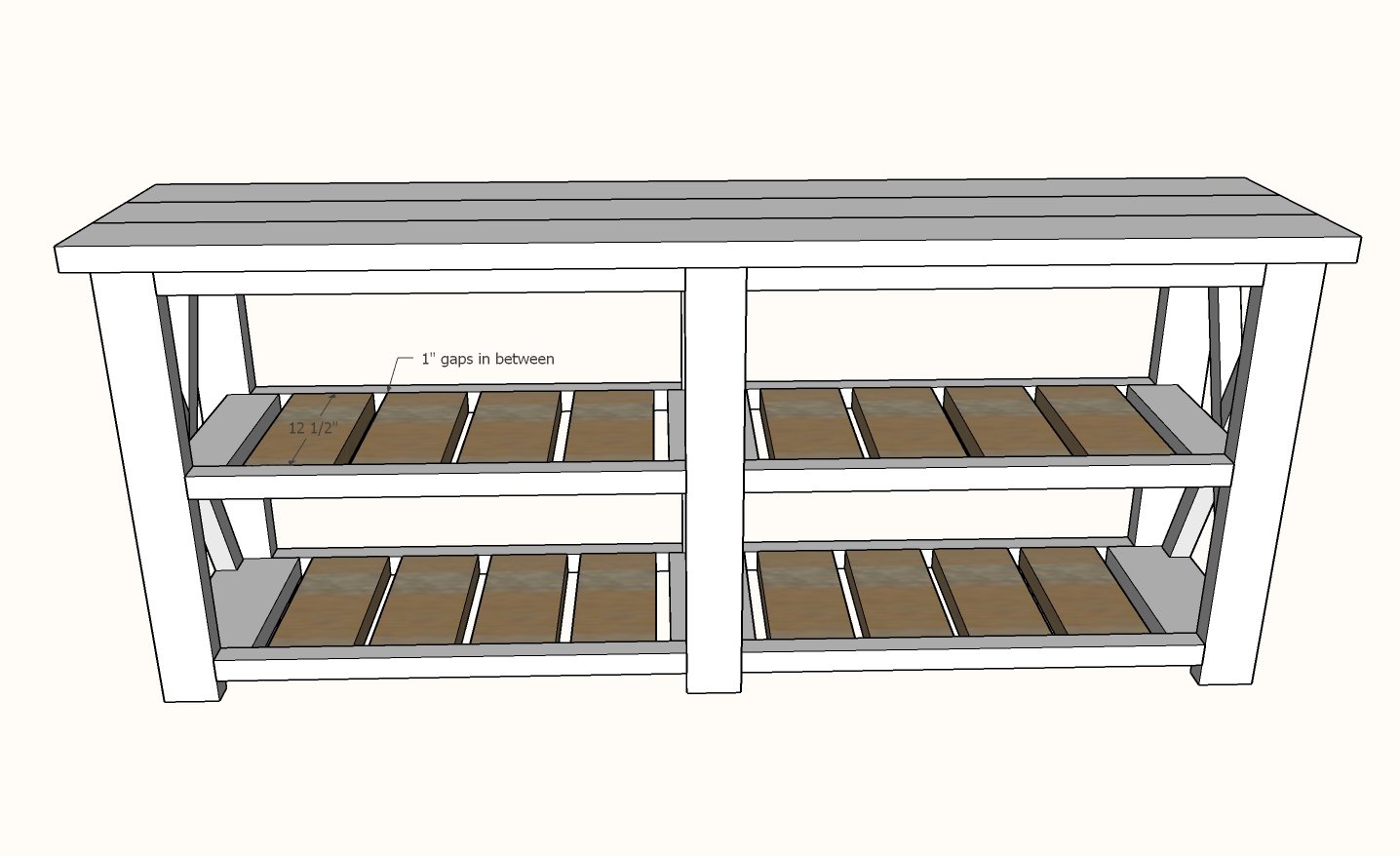 Farmhouse Console Table (Beginner — step 8