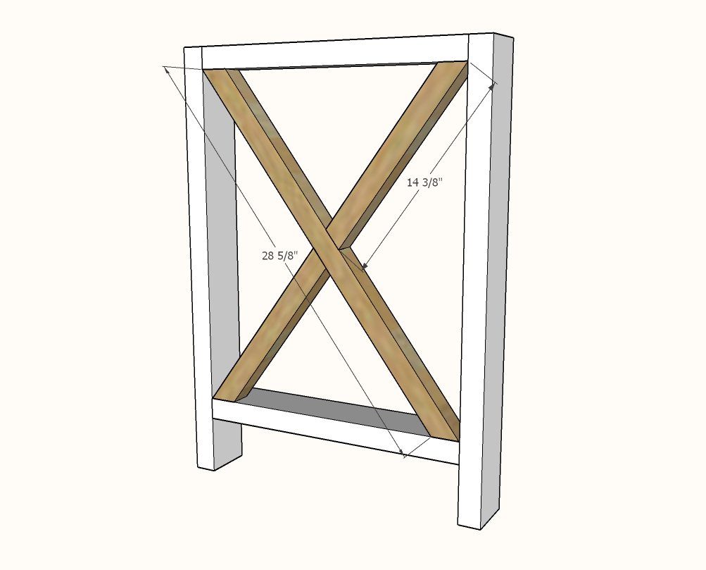 Farmhouse Desk — step 2