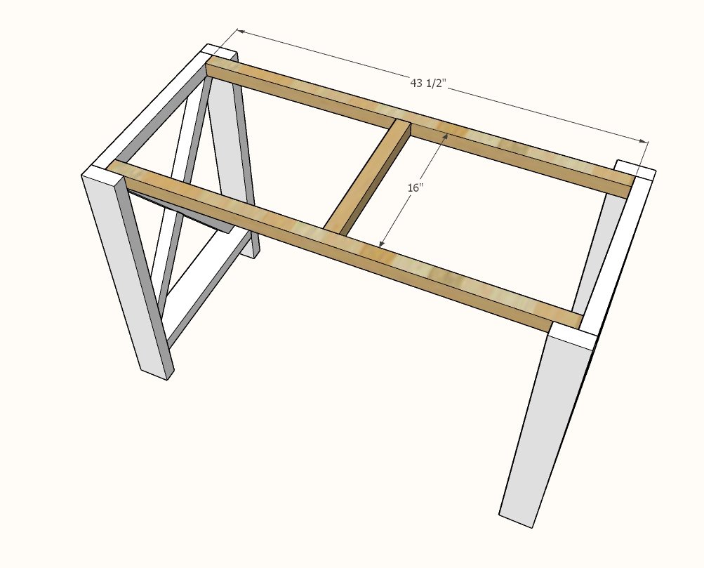 Farmhouse Desk — step 3