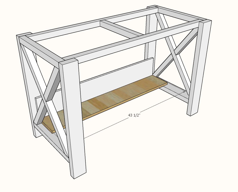 Farmhouse Desk — step 5