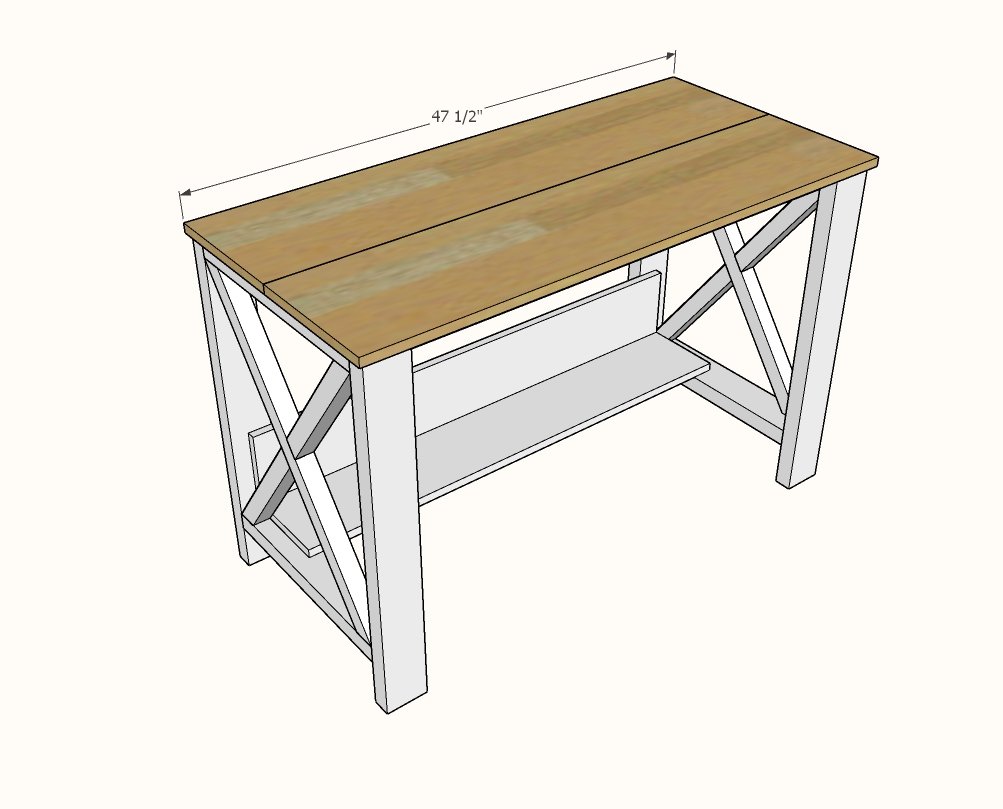 Farmhouse Desk — step 6