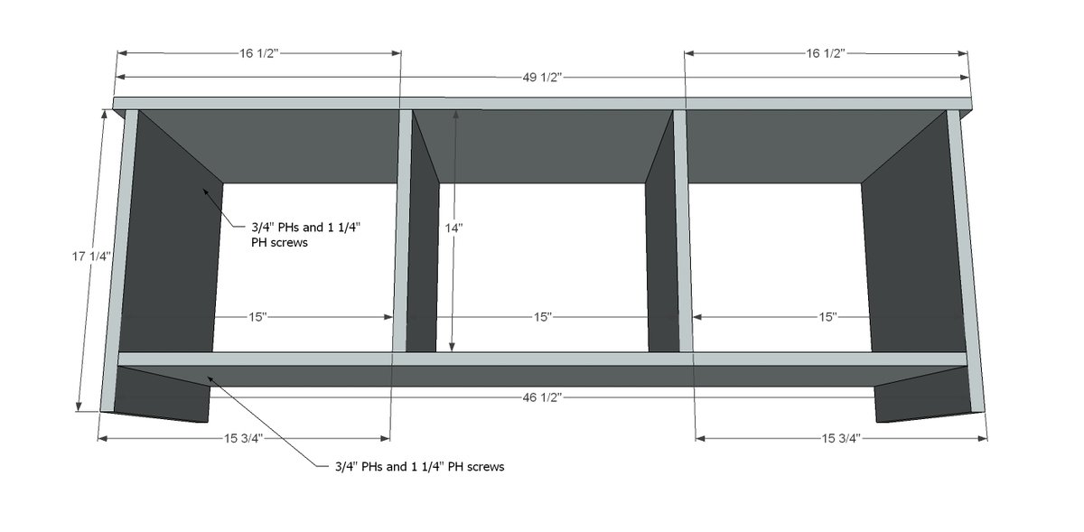 Farmhouse Hall Tree — step 1