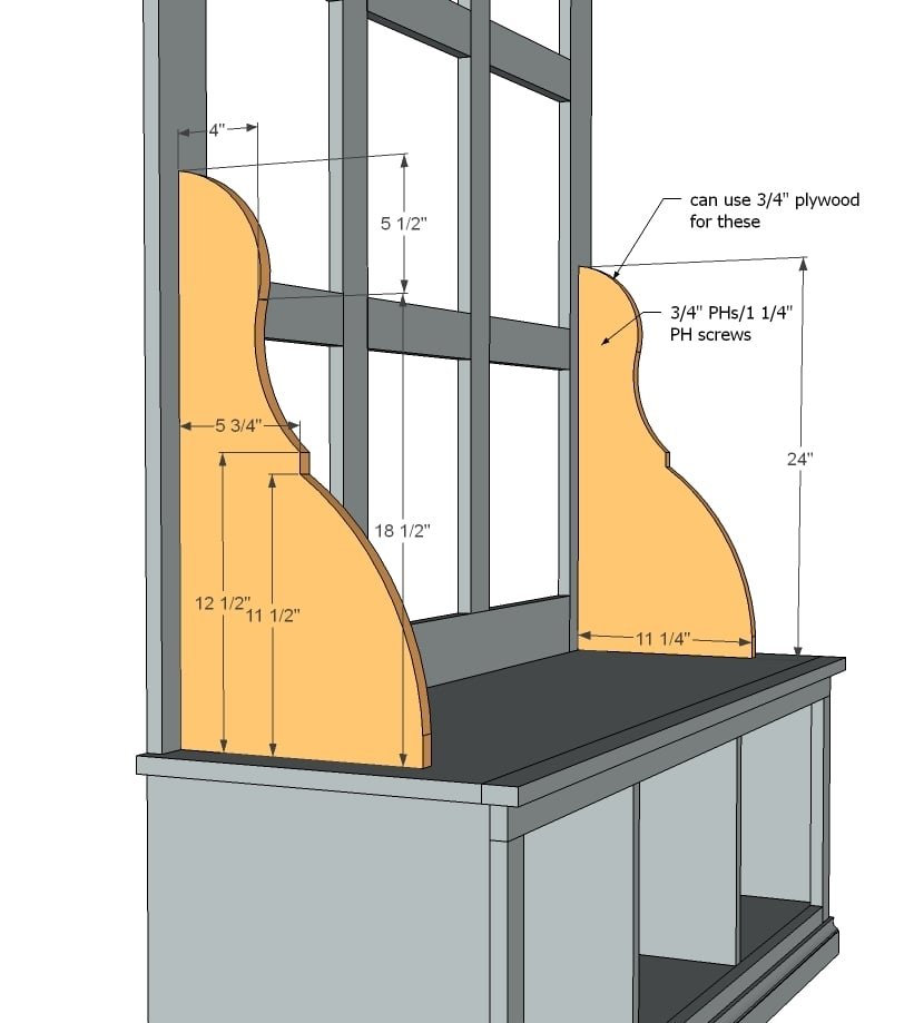 Farmhouse Hall Tree — step 7
