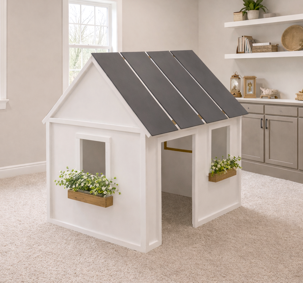 Farmhouse Indoor Playhouse