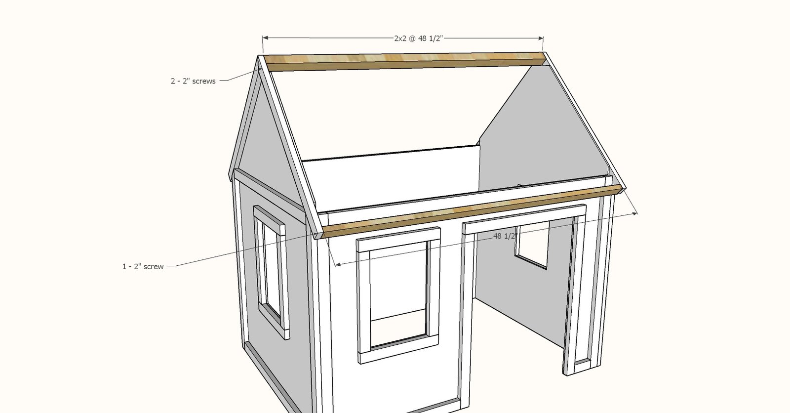 Farmhouse Indoor Playhouse — step 5