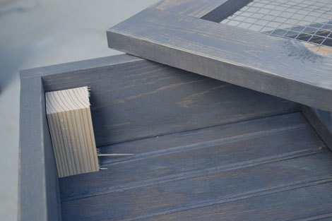 Farmhouse Jewelry Wall Cabinet — step 7