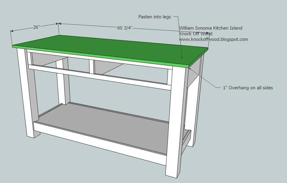 Farmhouse Kitchen Island — step 12