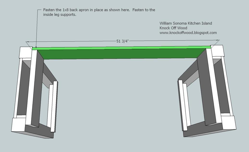 Farmhouse Kitchen Island — step 6