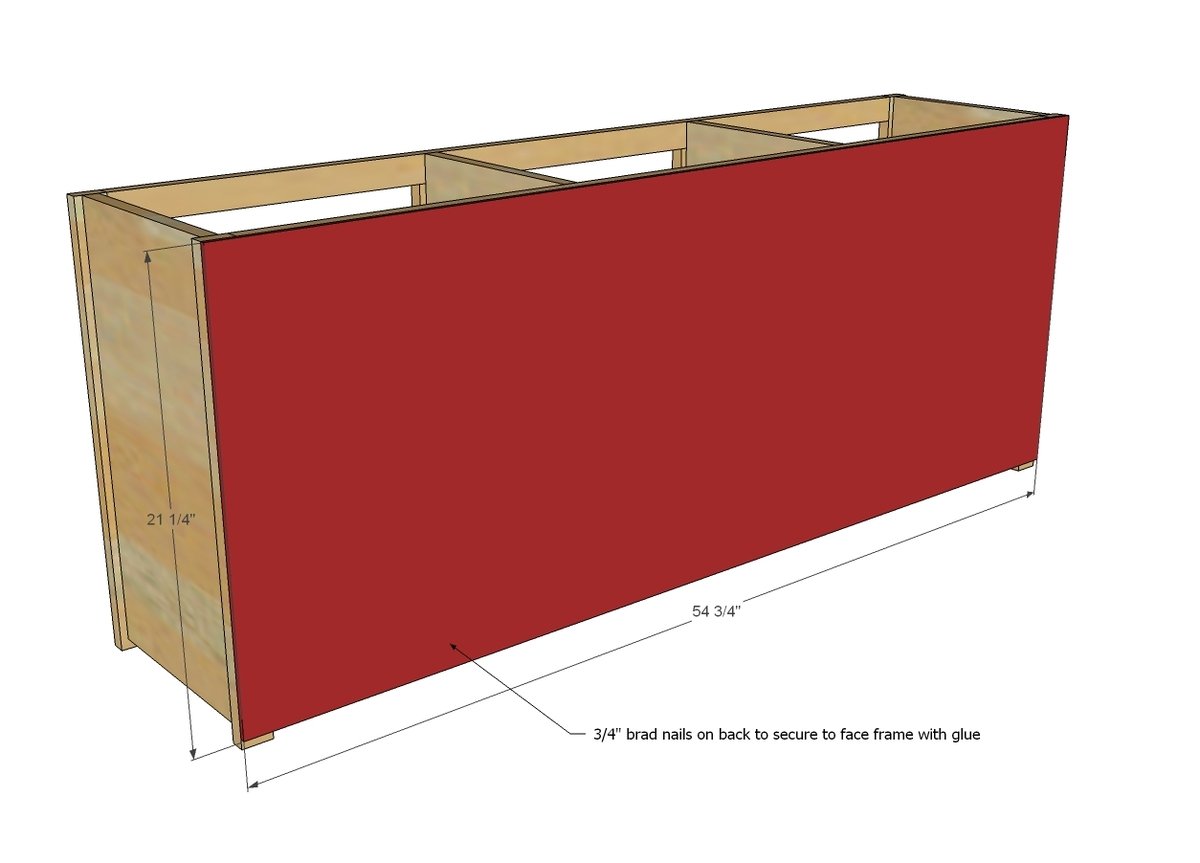 Farmhouse Media Console — step 6
