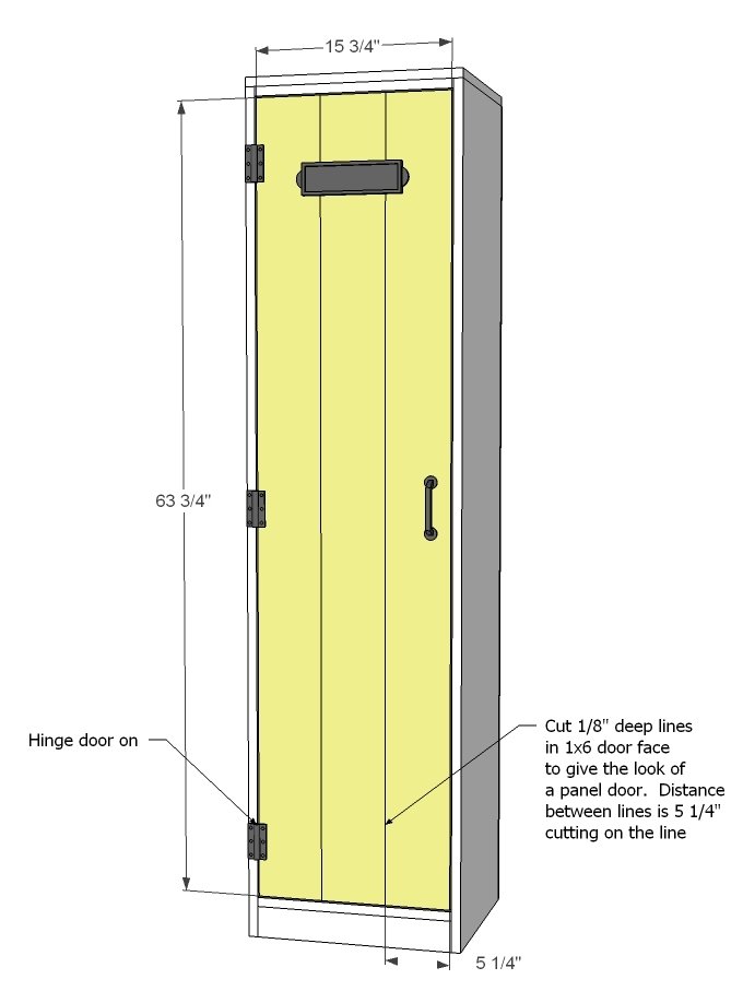 Farmhouse Modular Locker — step 7