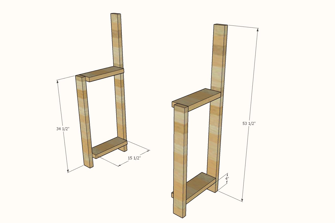 Farmhouse Potting Bench — step 1