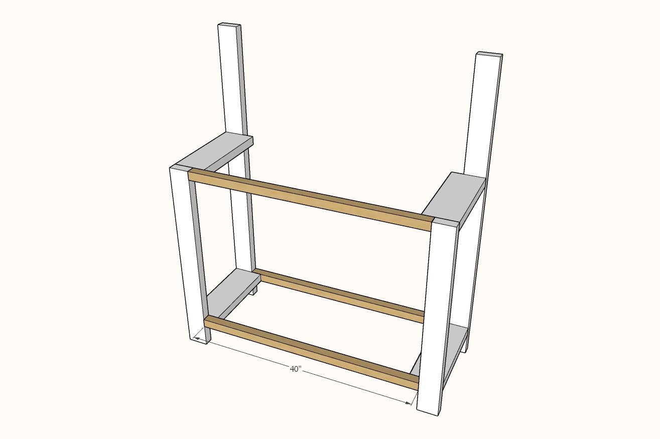 Farmhouse Potting Bench — step 2