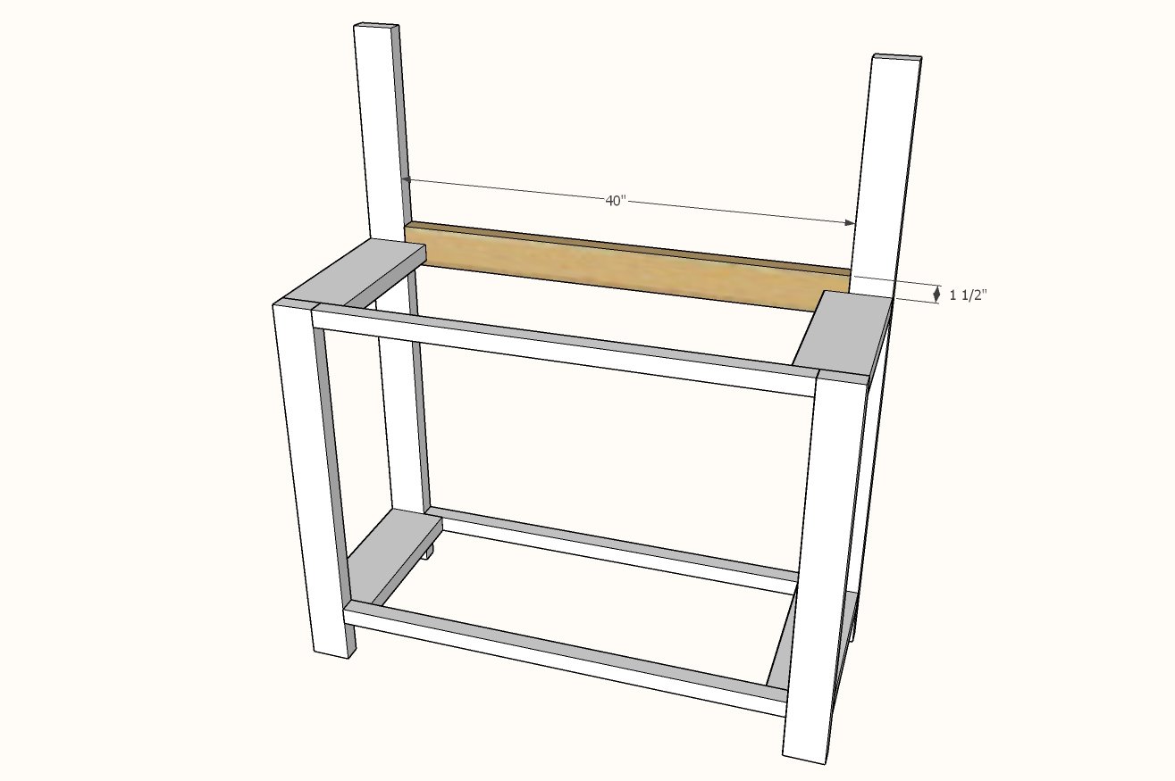 Farmhouse Potting Bench — step 3