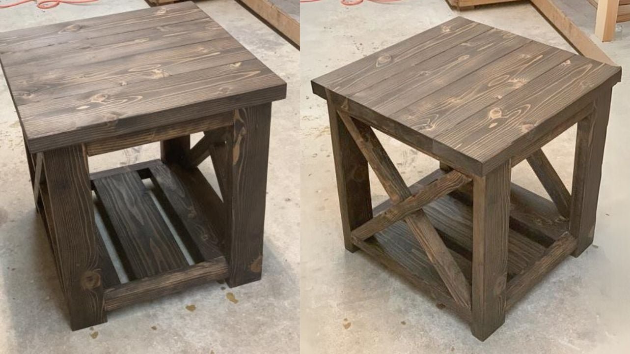Farmhouse Side Table (Beginner- Indoor/Outdoor)