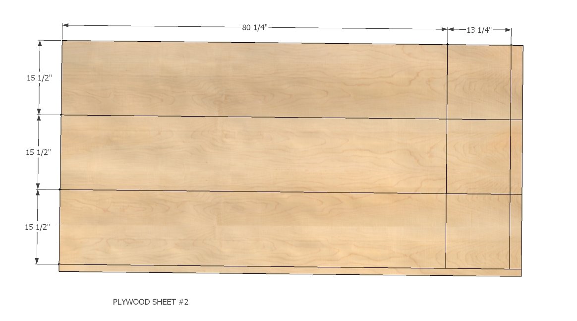 Farmhouse Storage Bed with Drawers (Queen) — step 1