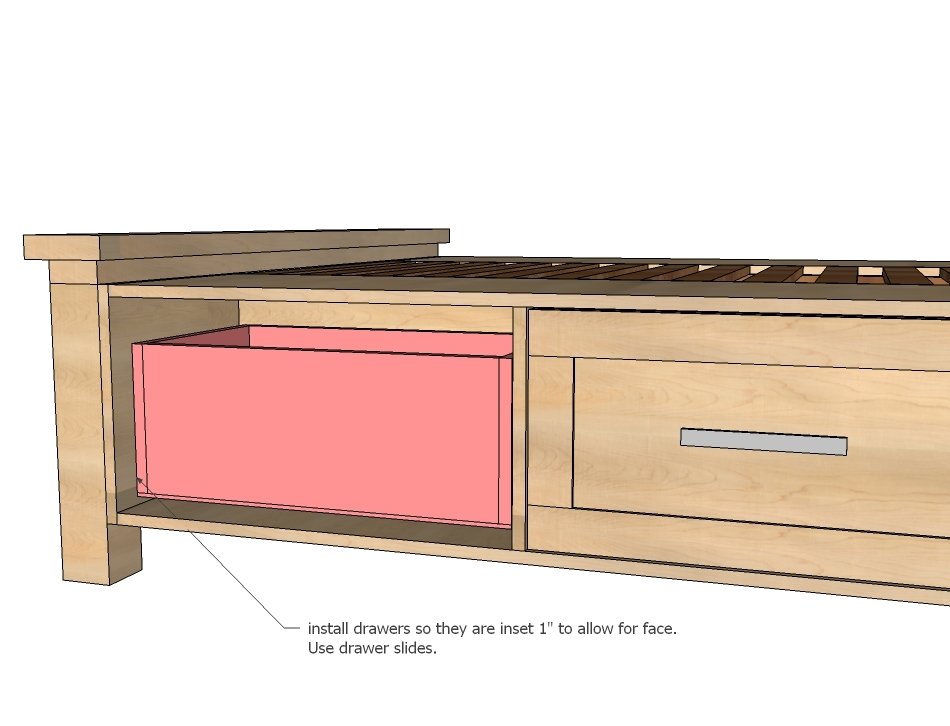 Farmhouse Storage Bed with Drawers (Queen) — step 19