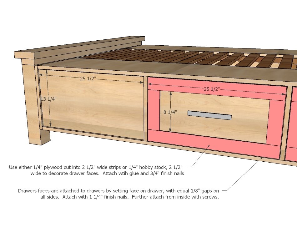 Farmhouse Storage Bed with Drawers (Queen) — step 20