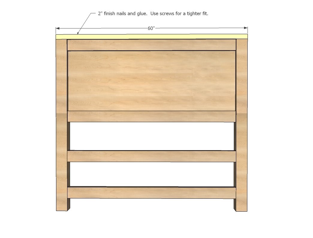 Farmhouse Storage Bed with Drawers (Queen) — step 8