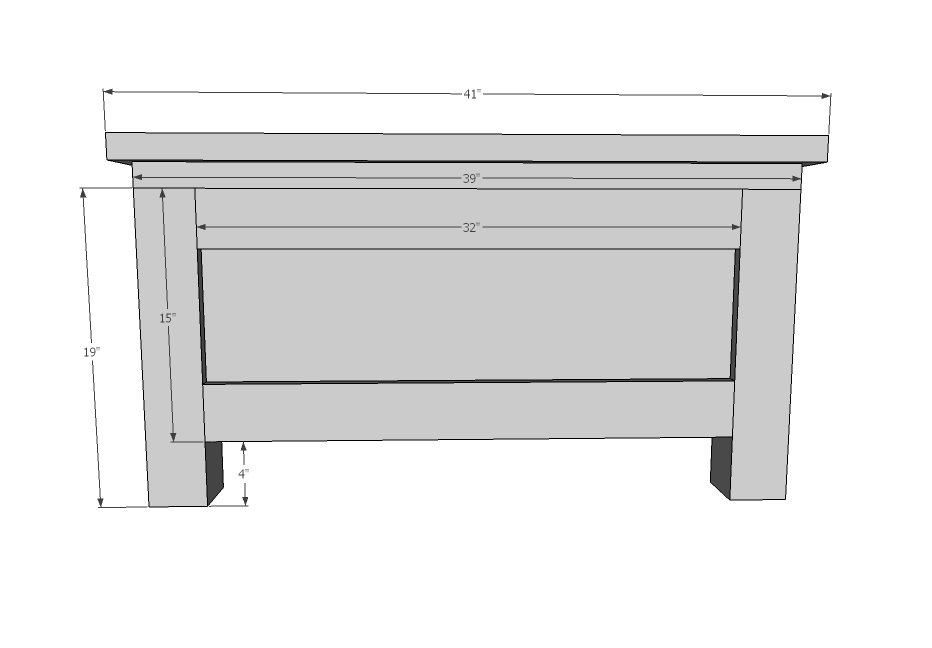 Farmhouse Storage Bed with Drawers (Twin and Full) — step 5