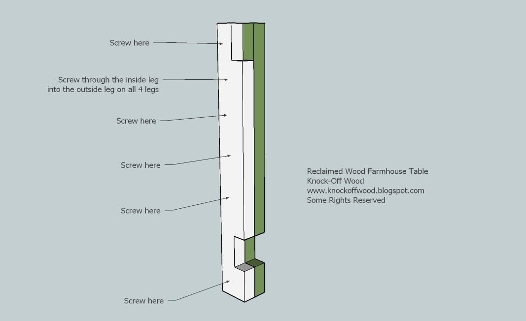 Farmhouse Table — step 4