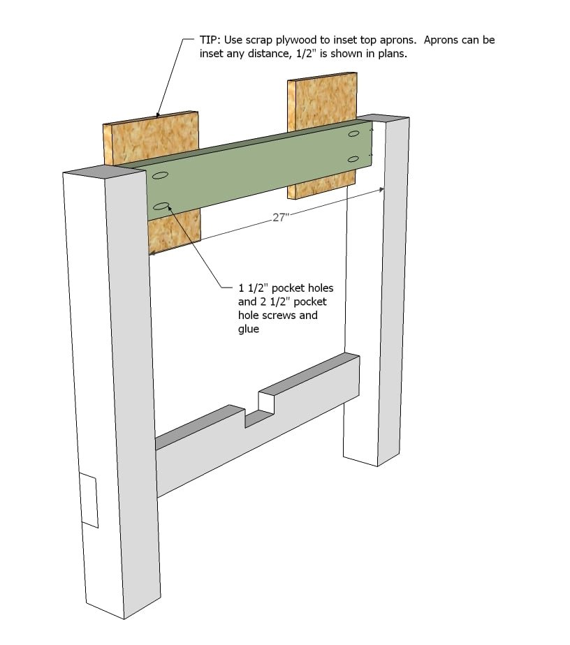 Farmhouse Table — step 3